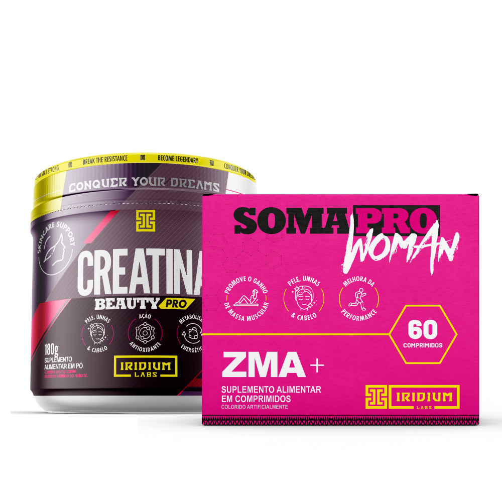 Combo Creatina Beauty Pro+ Soma Pro Woman – Iridium Labs
