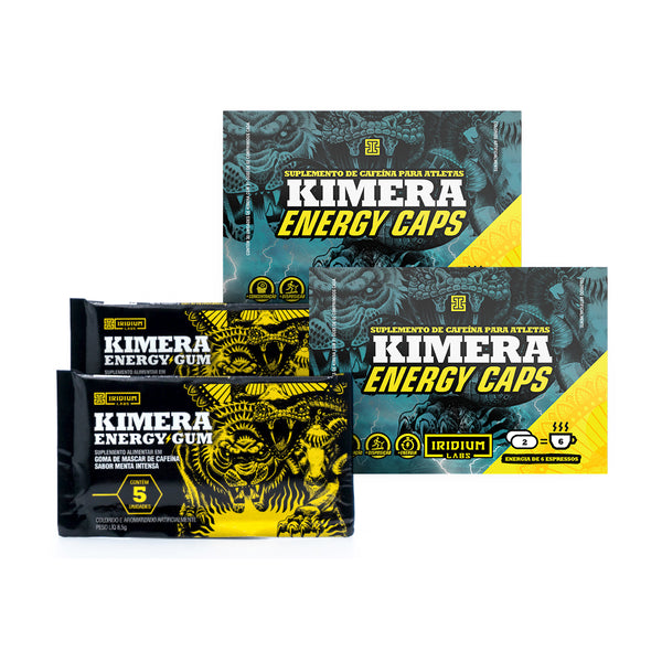 2x Kimera Gum + 2x Kimera Energy cáps