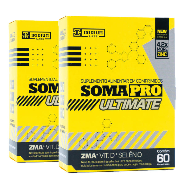 Kit 2x Soma Pro Ultimate ZMA Pré-hormonal - 60 comps