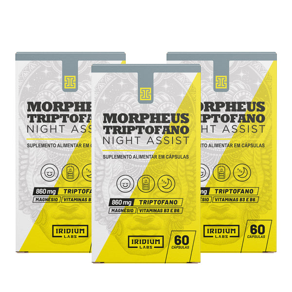 Kit 3x Morpheus L-Triptofano - 3 caixas c/ 60 cáps cada