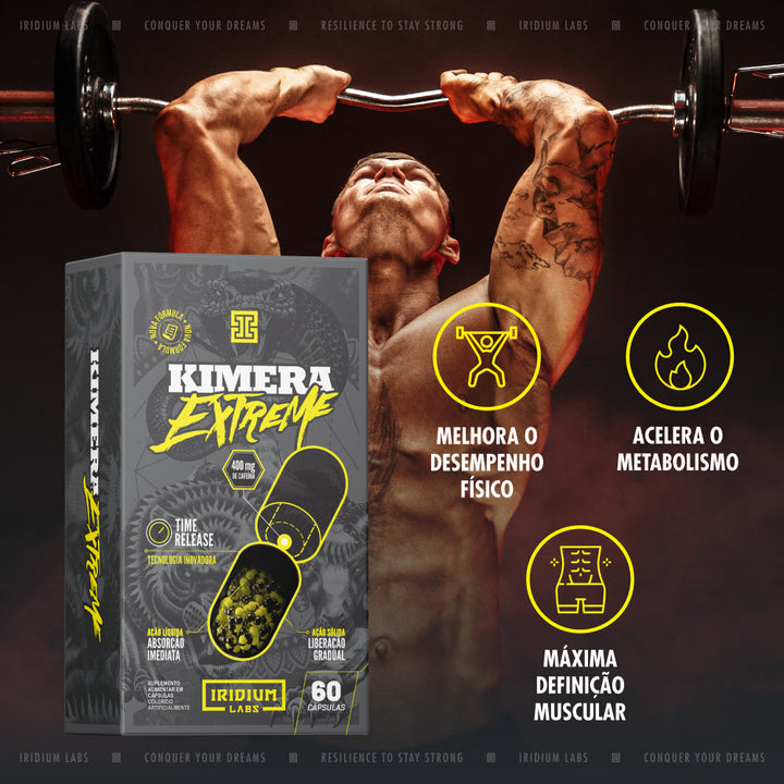 Kit 2x Kimera Extreme caixas c/ 60 cáps cada – Iridium Labs