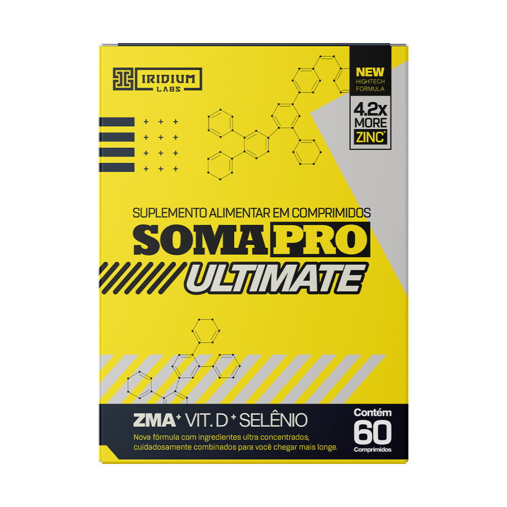 Soma Pro Ultimate ZMA Pré-hormonal - 60 comps – Iridium Labs