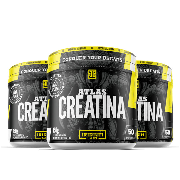 Kit 3x Creatina Atlas 150g