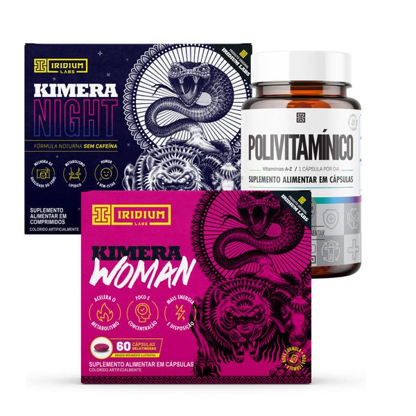 Combo Kimera Woman + Kimera Night+ Polivitamínico 100% IDR