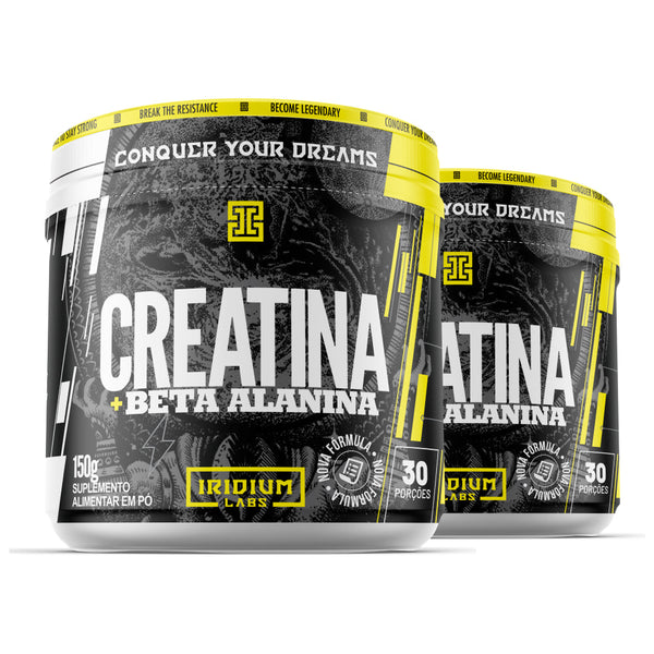 Kit 2x Creatina + Beta Alanina 150g - Iridium Labs