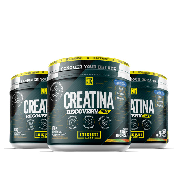 Kit 3x Creatina Recovery Pro - 180g