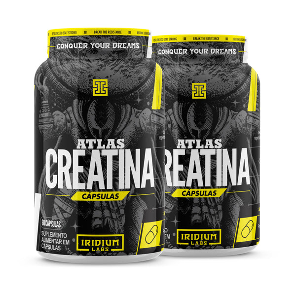Kit 2x Atlas Creatina Cápsulas - 60 Caps
