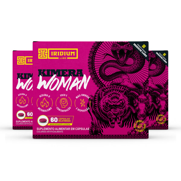 Kit 3x Kimera Woman - 3 caixas c/ 60 comps cada