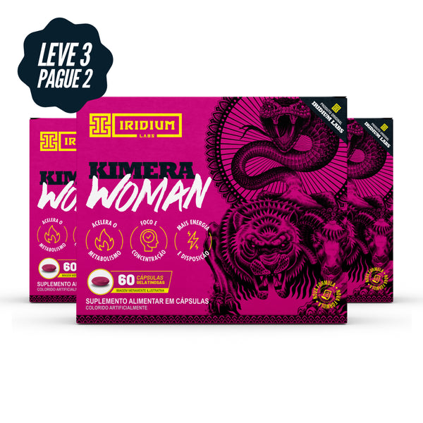 Kit 3x Kimera Woman - 3 caixas c/ 60 comps cada