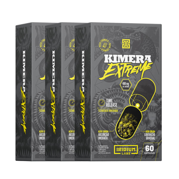 Kit 3x Kimera Extreme - 3 caixas c/ 60 cáps cada