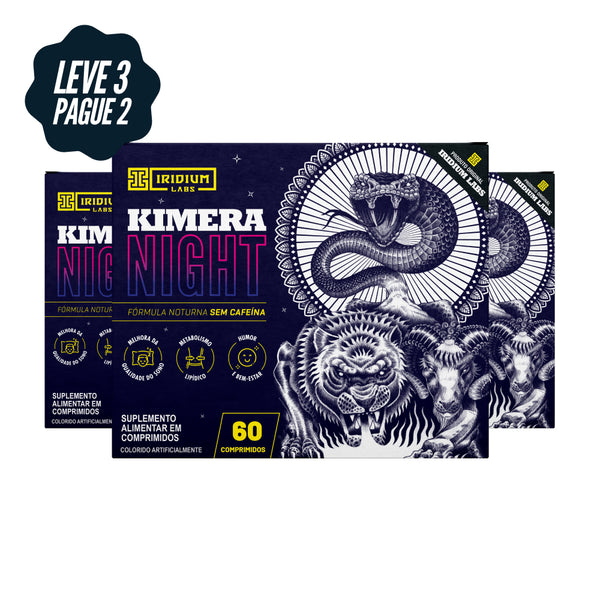 Kit 3x Kimera Night - 3 caixas c/ 60 comps cada