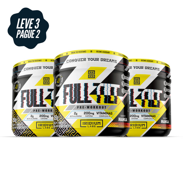 Kit 3x Full Tilt Pré-treino - 3 unidades c/ 150g cada