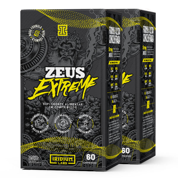 Kit 2x Zeus Extreme Pré-hormonal - 2 caixas c/ 60 comps cada