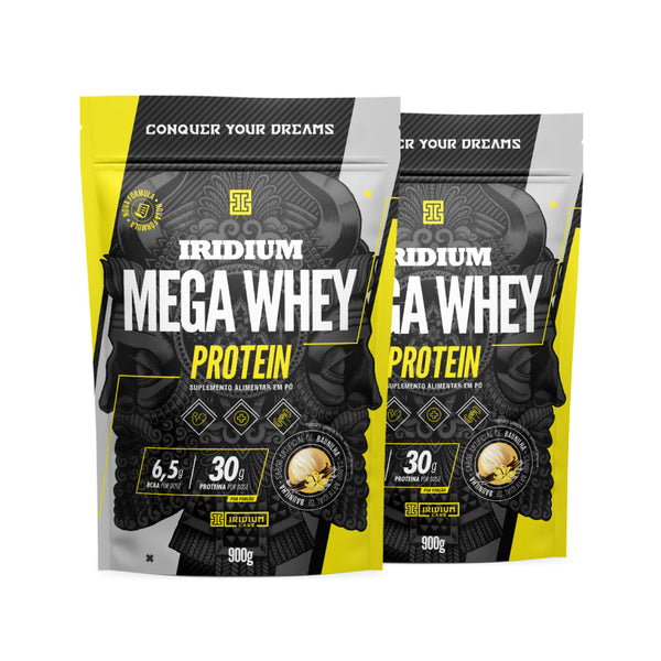 Kit 2x Mega Whey Protein 900g - Iridium Labs
