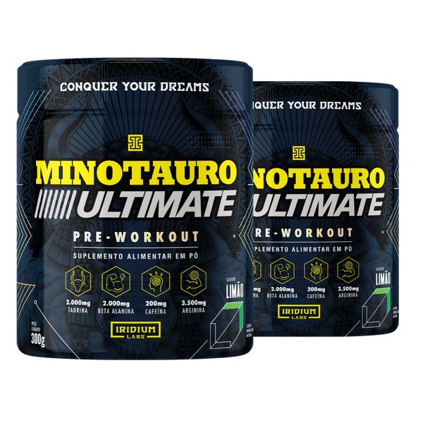 Kit 2x Minotauro Ultimate Pré-treino - 300g