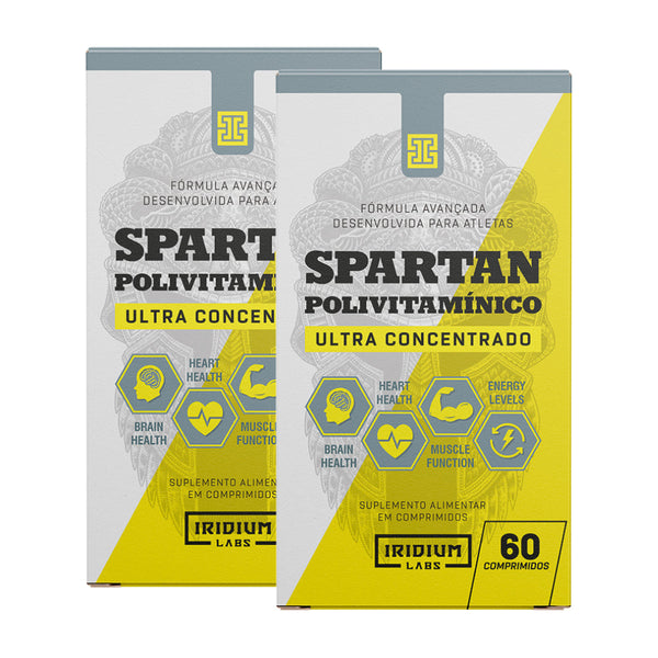 Kit 2x Polivitamínico Spartan Ultra Concentrado - 60 comps Iridium Labs