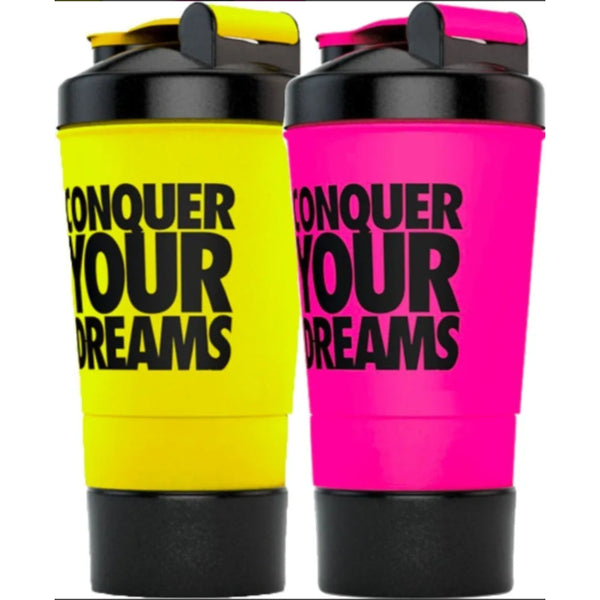 Kit 2x Coqueteleira Conquer Your Dreams 500ml