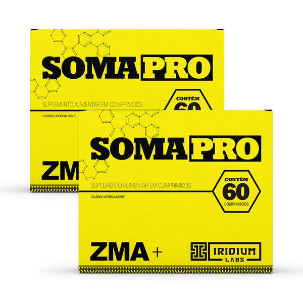 Kit 2x Soma Pro 60 comps - ZMA Pré Hormonal