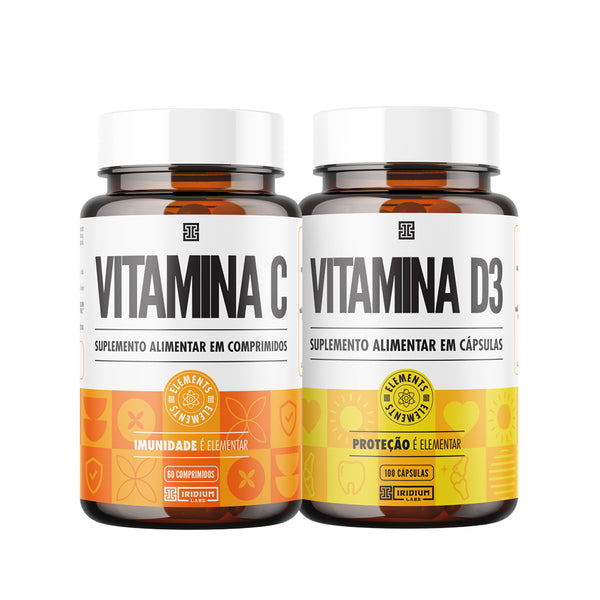 Combo Vitamina C 1.000mg + Vitamina D3 2.000UI